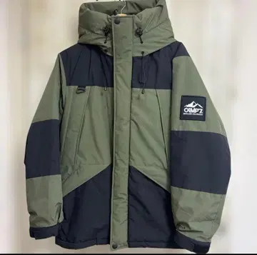 CAMP7 다운 자켓 M 올리브 블랙