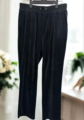 남성용 블랙 플리스 스웨트 팬츠 2XL 택 포함 미사용