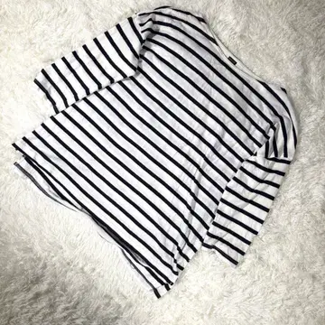 어반 리서치 도어스 보더 티셔츠 F 사이즈 7부 소매 코튼