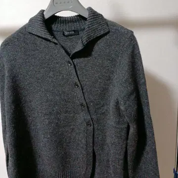 SWINSWING 차콜 그레이 니트 가디건