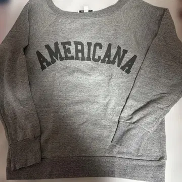 Americana 그레이 맨투맨 트레이닝복