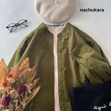 b1350* 내추럴 컬러 라이트 트윌 얇은 충전솜 셔츠 코트