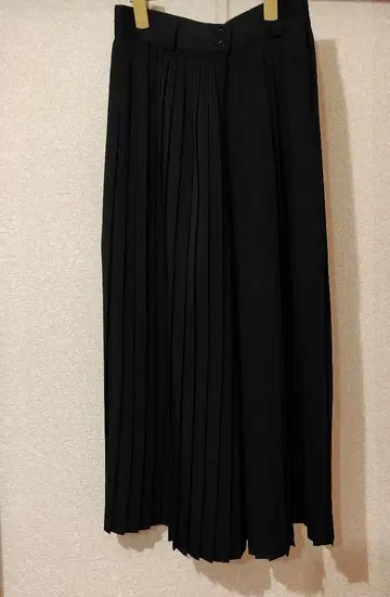 플리츠 와이드 팬츠