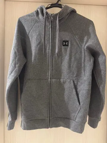 언더 아머 그레이 풀 집업 후드티 M