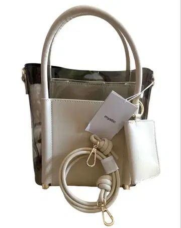 mystic 베이지 핸드백 2WAY