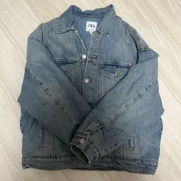 ZARA 퀼팅 데님 자켓 M-L 사이즈