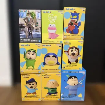 짱구는 못말려(크레용 신짱) 피규어 9개 묶음 판매