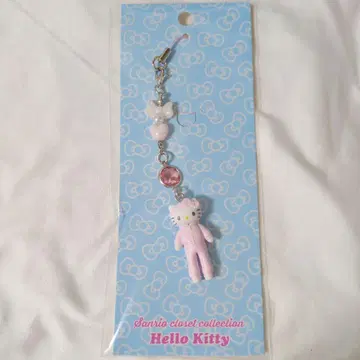 새상품 산리오 옷장 컬렉션 스트랩 저지 롱 레그 키티 핑크