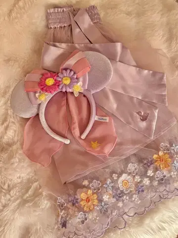 라푼젤 스커트와 머리띠 디즈니