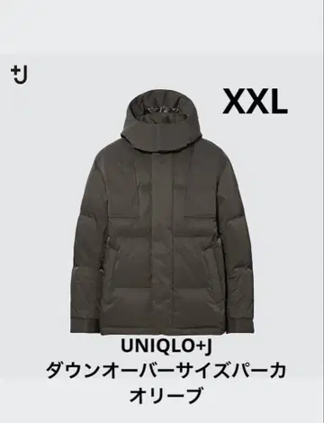 UNIQLO+J 다운 오버 사이즈 후드티