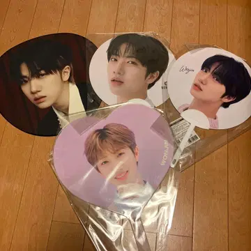 WONJIN CRAVITY 부채 4장 세트