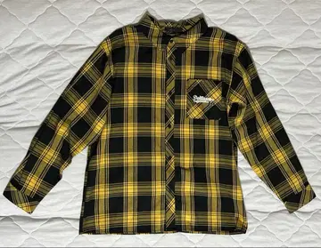 체크 무늬 긴팔 셔츠 L 사이즈