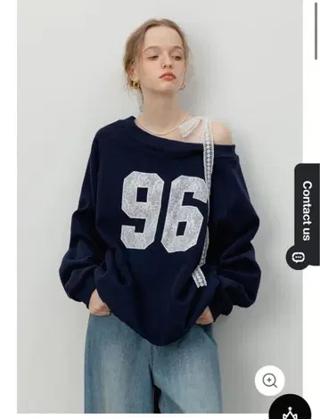 EGGKA 여성용 오프숄더 그래픽 스웨트 셔츠