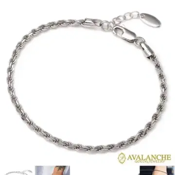 아발란체 로프 팔찌 925