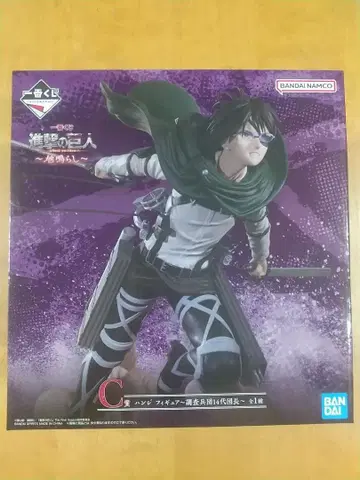 제일복권 진격의 거인 ~땅울림~ C상 한지 피규어 조사병단 14대 단장