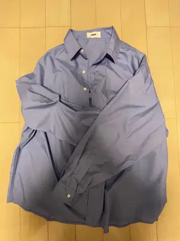 SINSS 파란색 긴팔 셔츠