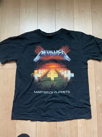 구제 메탈리카 밴드 티셔츠