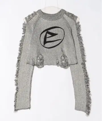 투톤 그런지 니트 티