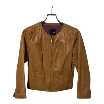 TOMORROWLAND 브라운 가죽 숏 자켓 M 사이즈