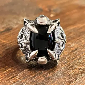 Sterling 실버 925 반지 - 21호 ONYX