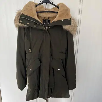 ZARA 모즈 코트 카키 그린