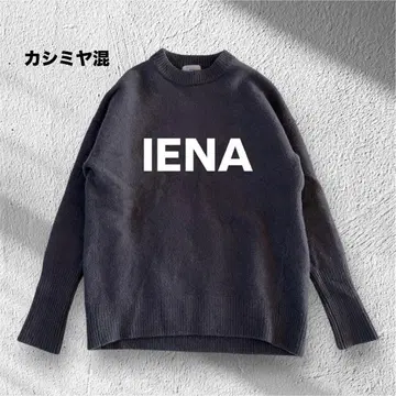 [ 새상품급 ] IENA avec AQUA 크루 풀오버 니트 그레이