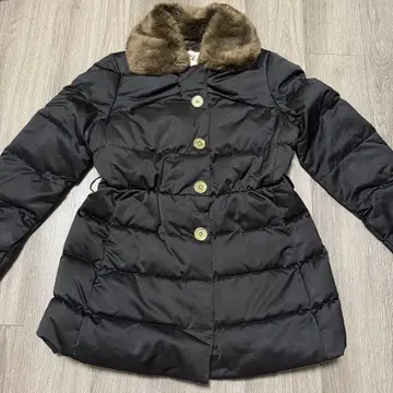 케이트 스페이드 다운 코트 골드 버튼