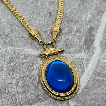 TRIFARI 트리파리 블루스톤 빈티지 목걸이