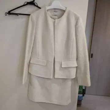 새상품급 오파크 클립 칼리 트위드 수트 셋업 38