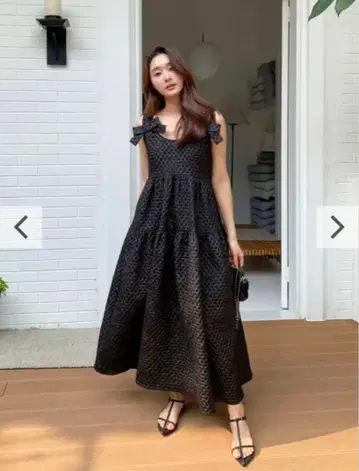 원피스 [ 2WAY TIERED RIBBON DRESS)