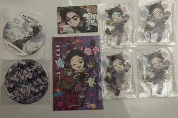 귀멸의 칼날 코쵸우 시노부 아크릴 스탠드 할로윈 대사 백경 코스터