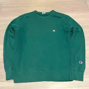 Champion 그린 트레이닝복 맨투맨 롱T L 사이즈 남성용