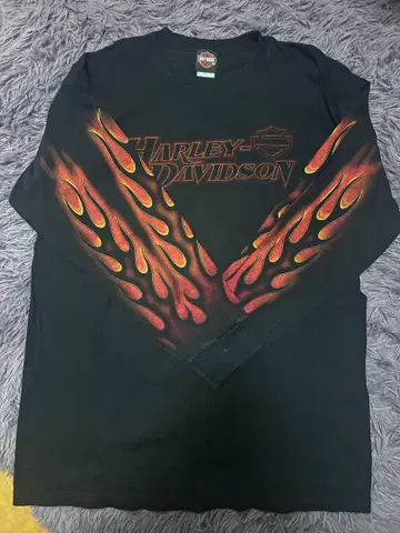 레어) 00s Harley-Davidson 프레임 T셔츠