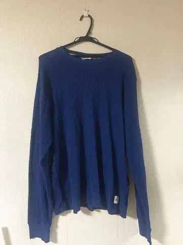 네이비 긴팔 니트 일본제