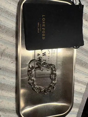 LOSEFORD 실버 체인 팔찌