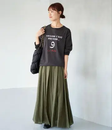 spick and span 시어 플레어 스커트