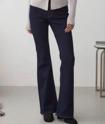 AZUL DENIM 플레어 데님 원 워시