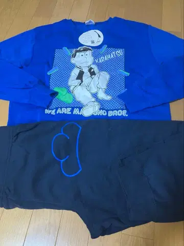 새상품 남성용 L 속기모 파자마 룸웨어 셋업 오소마츠 6쌍둥이