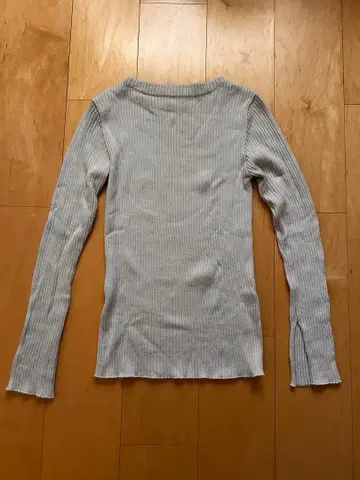 UNITED ARROWS 리브 울 실크 니트