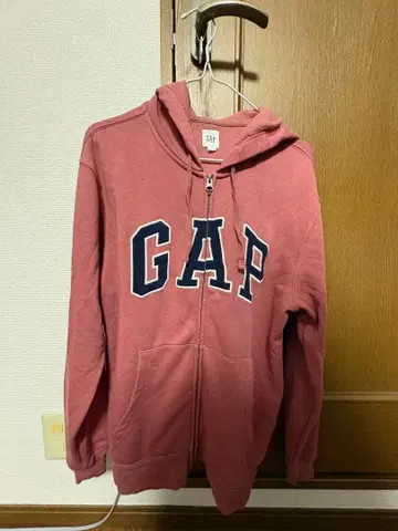GAP 풀 집업 후드티 XS 핑크