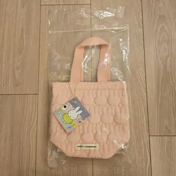 스타벅스 x 미피 콜라보 대만 한정판 핸드백 - 핑크