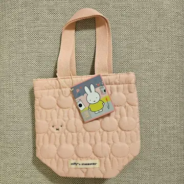 스타벅스 x 미피 콜라보 대만 한정판 핸드백 - 핑크