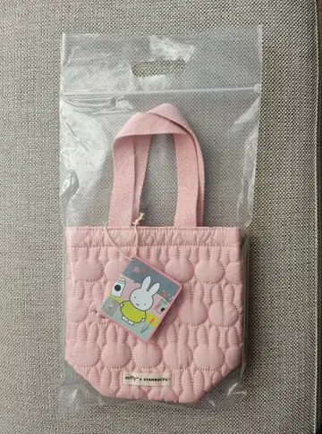 스타벅스 x 미피 콜라보 대만 한정판 핸드백 - 핑크