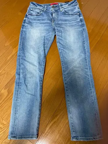 RID.CARD 라이트 블루 슬림핏 데님