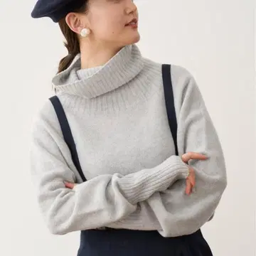 [ IENA ] 돌먼 하이넥 풀오버 프리 사이즈