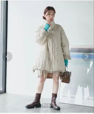 kastane 퀼팅 리버서블 코트