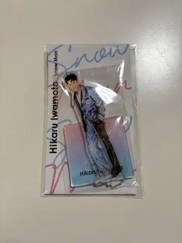 SnowMan 아크릴 스탠드 이와모토 테루 2022