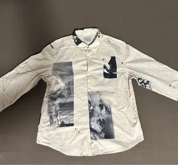 폴 스미스 아트 프린트 셔츠 M