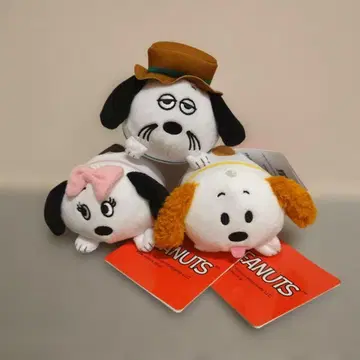 SNOOPY 스누피 코로코롱 마스코트 3종 세트