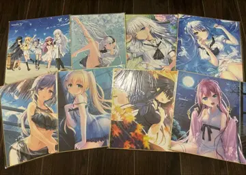 Summer Pockets 서머포켓 색지 8장 세트 미개봉 새상품